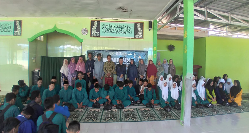 Ramaikan Festival Ramadhan Kemenag, MAN Bintan Turut Bagikan  Paket Sembako