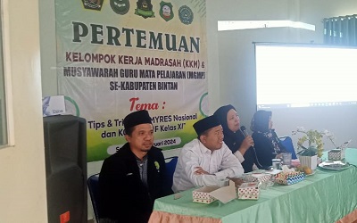 KKM MA BINTAN GELAR PERTEMUAN PERDANA SEMESTER GENAP DI MAN BINTAN